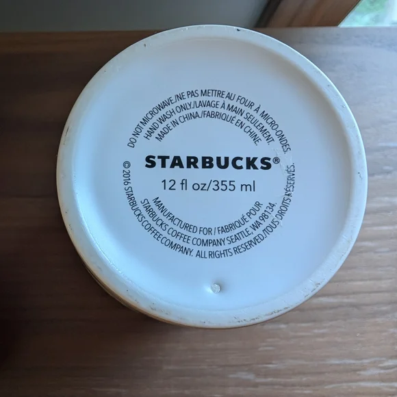 Starbucks Rare Mermaid Siren Sailor Tattoo Blue Ceramic Travel Tumbler - Picture 9 of 9